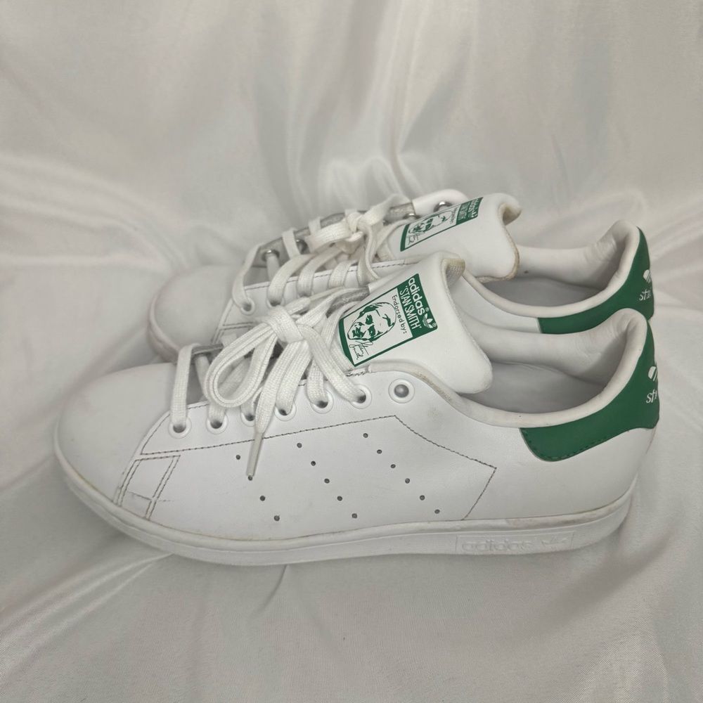 White & Green Stan Smith Adidas